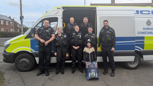 Tyler and the officers