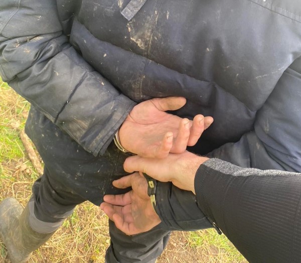 Man in handcuffs