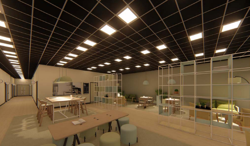 An artist's impression of the Hub.
