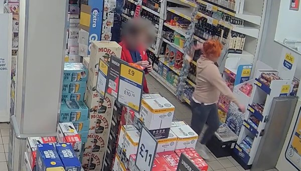 CCTV footage of Linda Dodsworth