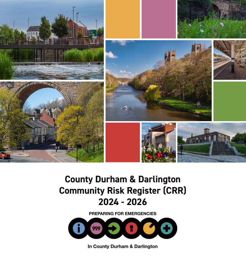 The front page of the Community Risk Register