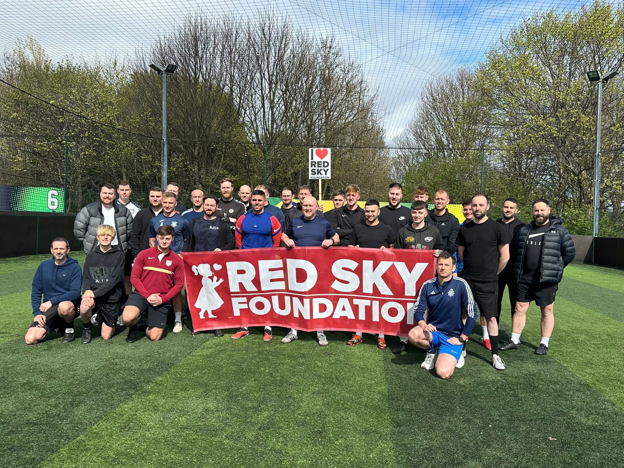 Officers and Staff at Goals 