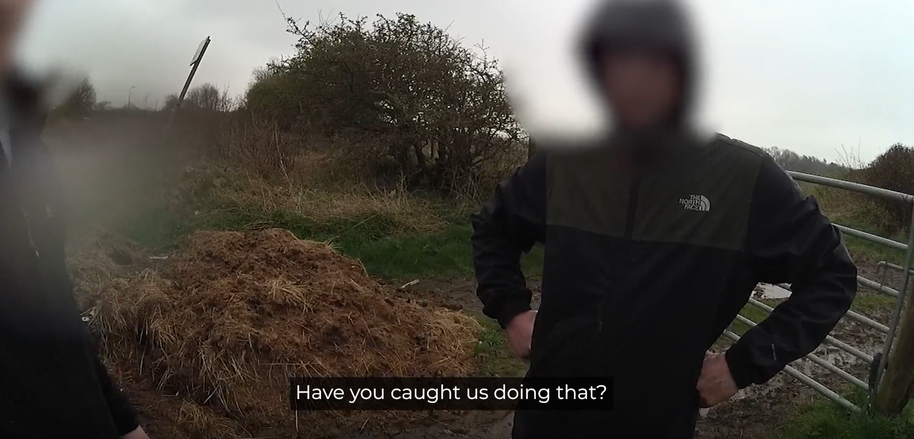 PCSO Andy Cusick's body warn video showing the suspect ask if he has caught them poaching