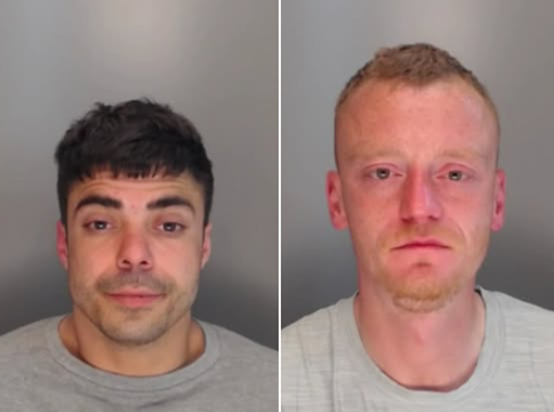 Mugshots of Carl Robinson and Aaron Horner