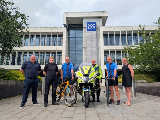 Unity Tour participants outside HQ
