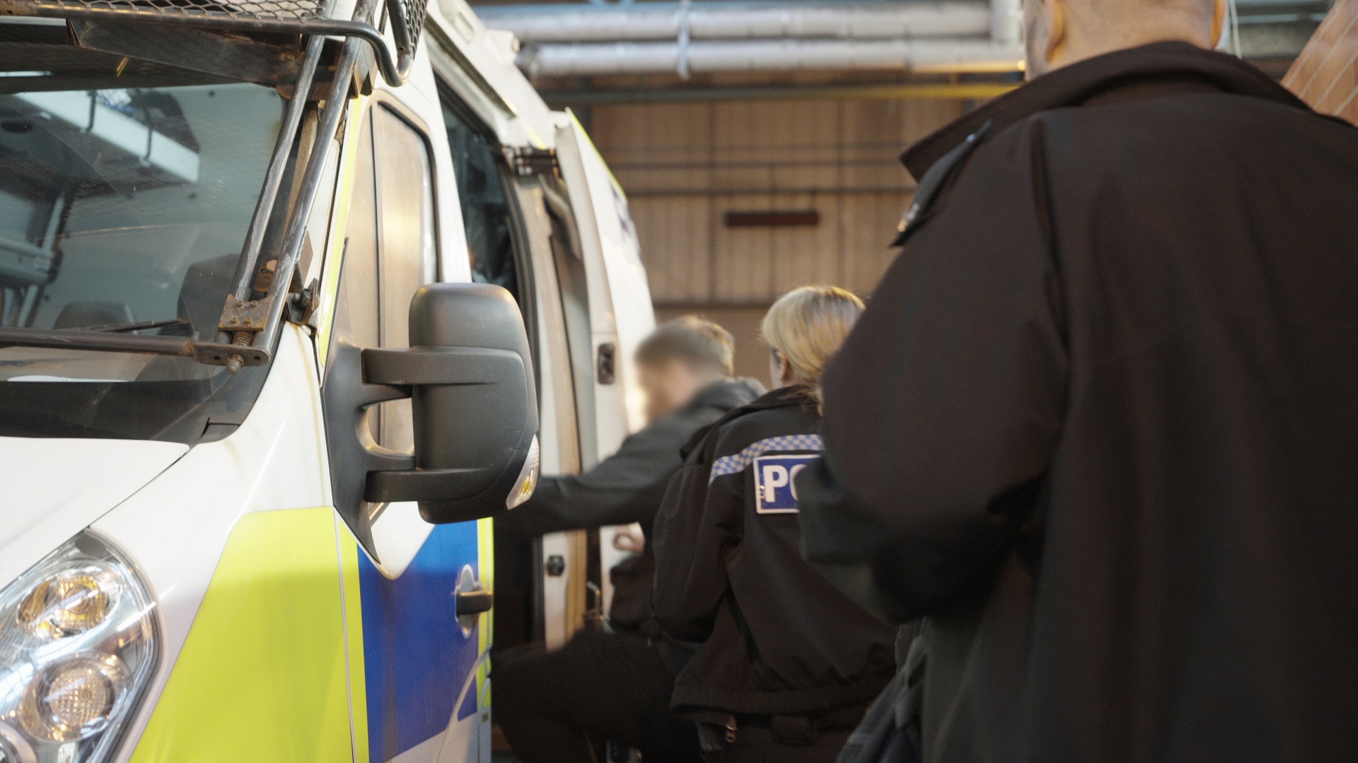 Police van