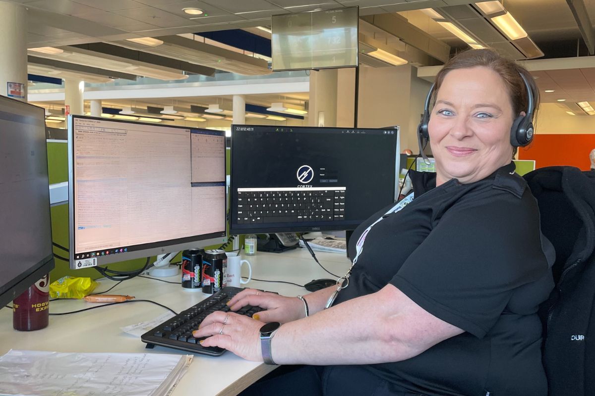 Meet new call handler, Lynne. 