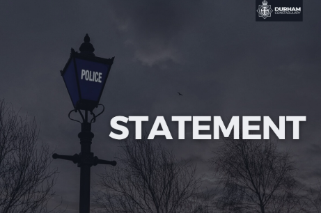 A black and white graphic with the phrase 'Statement' on it
